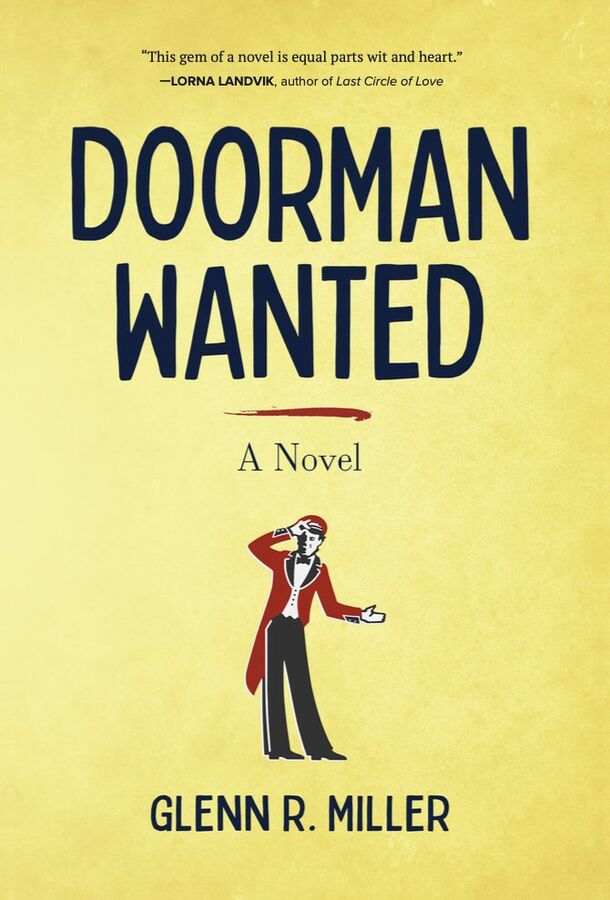 Book cover, Doorman Wanted by Glenn R Miller